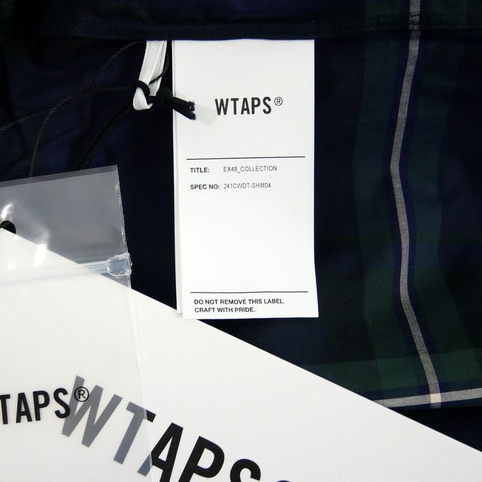 WTAPS ダブルタップス 国内正規 24SS TXT 01 SHIRT LS COTTON ...