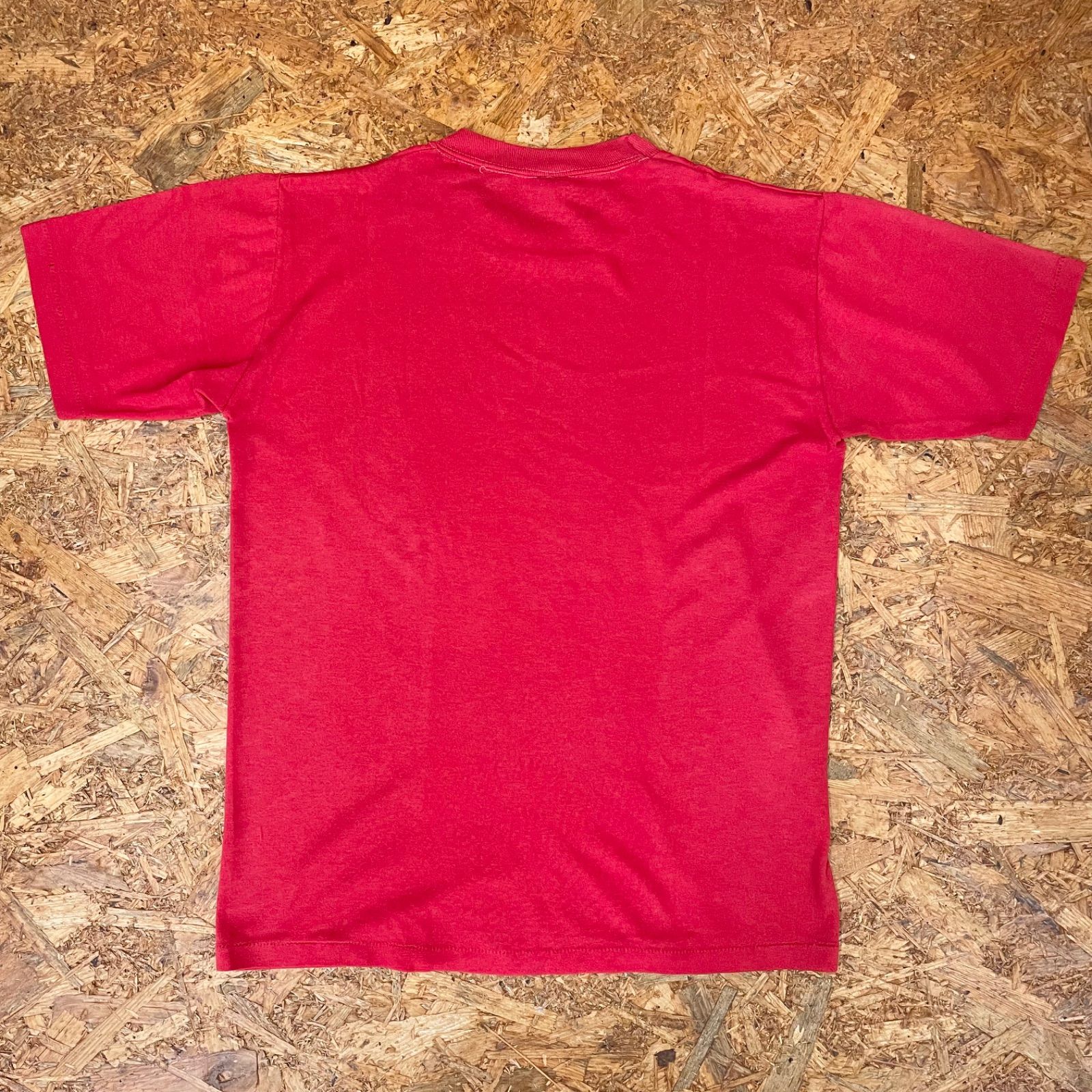 70s USA製 sportswear Tシャツ M レッド 旧タグ 半袖 US古着 70年代 