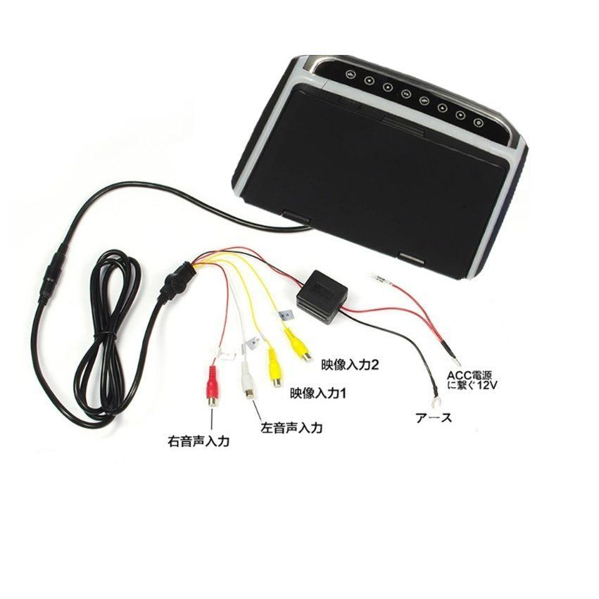 大画面15.6インチ フリップダウンモニター