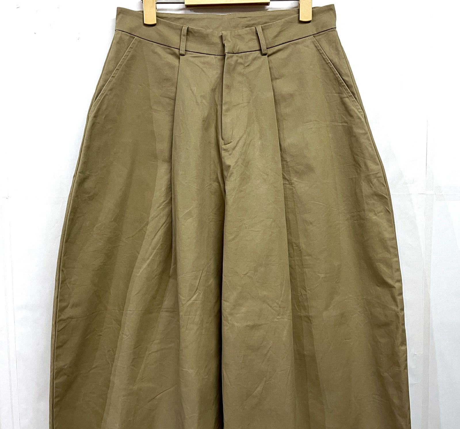 PUSH PUSH｜プッシュプッシュ KHAKI PANTS ベージュ ワイド チノパンツ