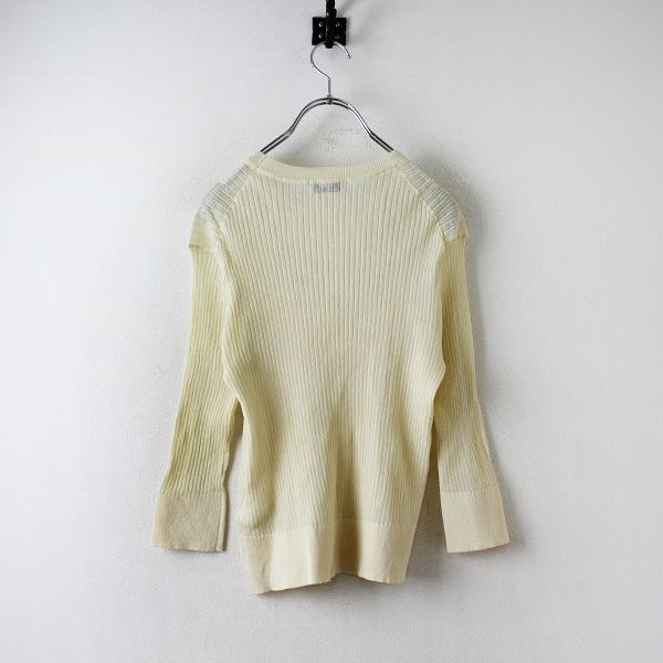 美品 2022SS JOURNAL STANDARD L'ESSAGE ジャーナルスタンダードレサージュ COSOシースルーリブプルオーバー-.【2400013043717】 美品 2022SS JOURNAL STANDARD L'ESSAGE ジャーナルスタンダー
