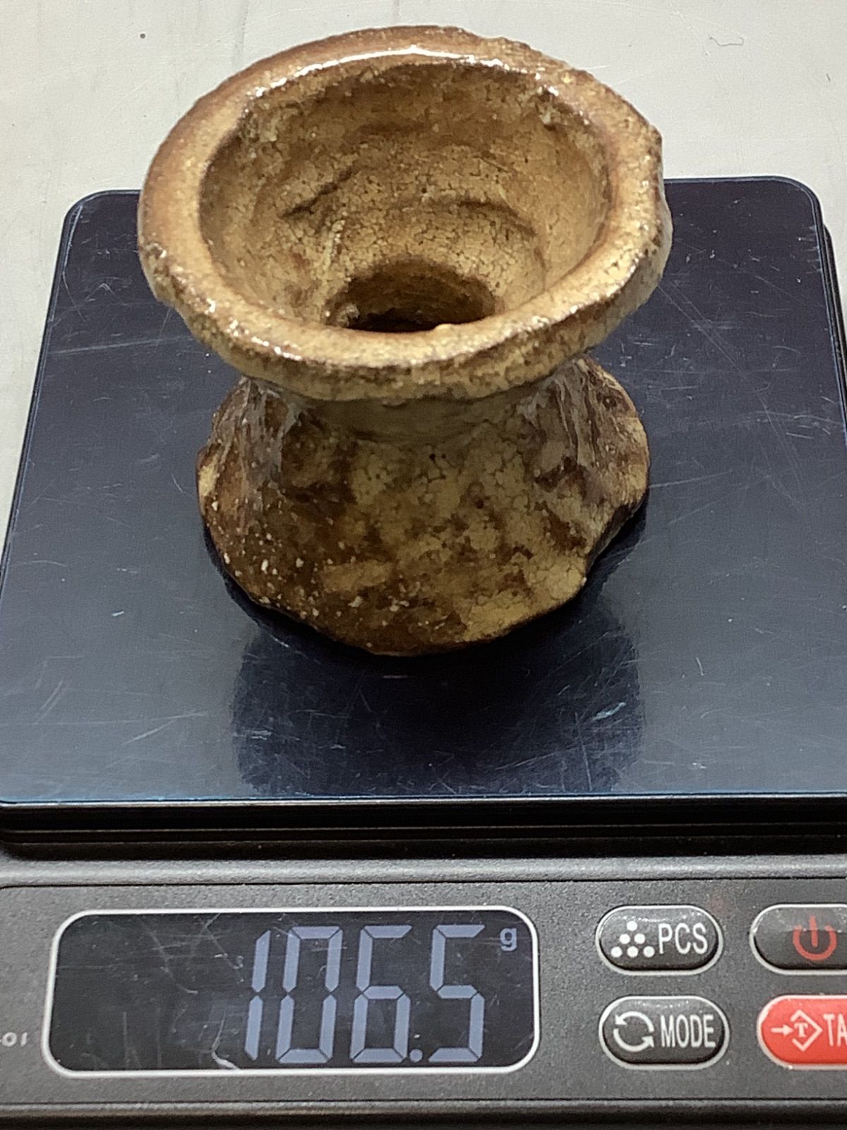 逢絢亭】茶道具 蓋置 萩焼 つくね蓋置 12代 田原陶兵衛 共箱入り