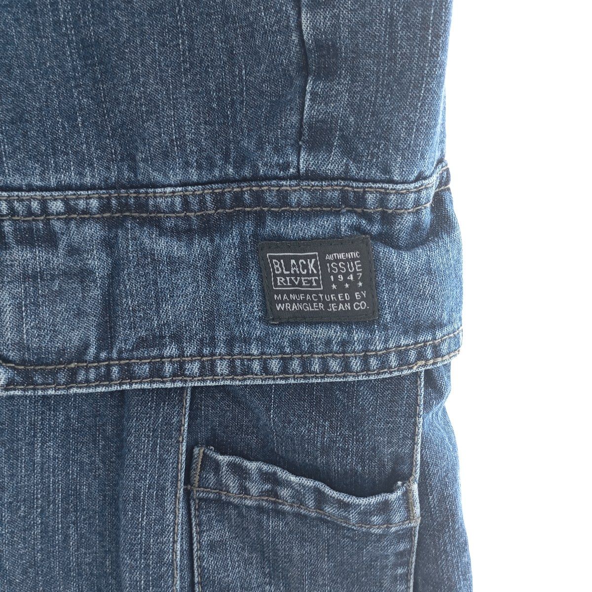 古着 ラングラー Wrangler デニム カーゴパンツ メンズw36相当/eaa402595