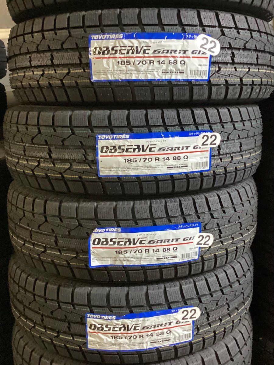 未使用・2022年製】185/60R16 TOYO GARIT GIZ ガリット 4本セット 