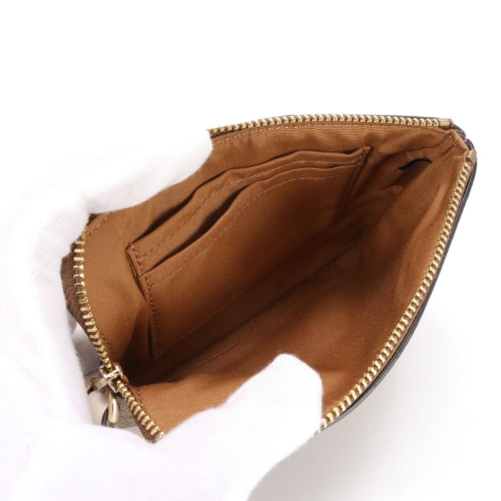 pium×Mezzo Piano べリエちゃんミニポーチチャーム×パールチェーン