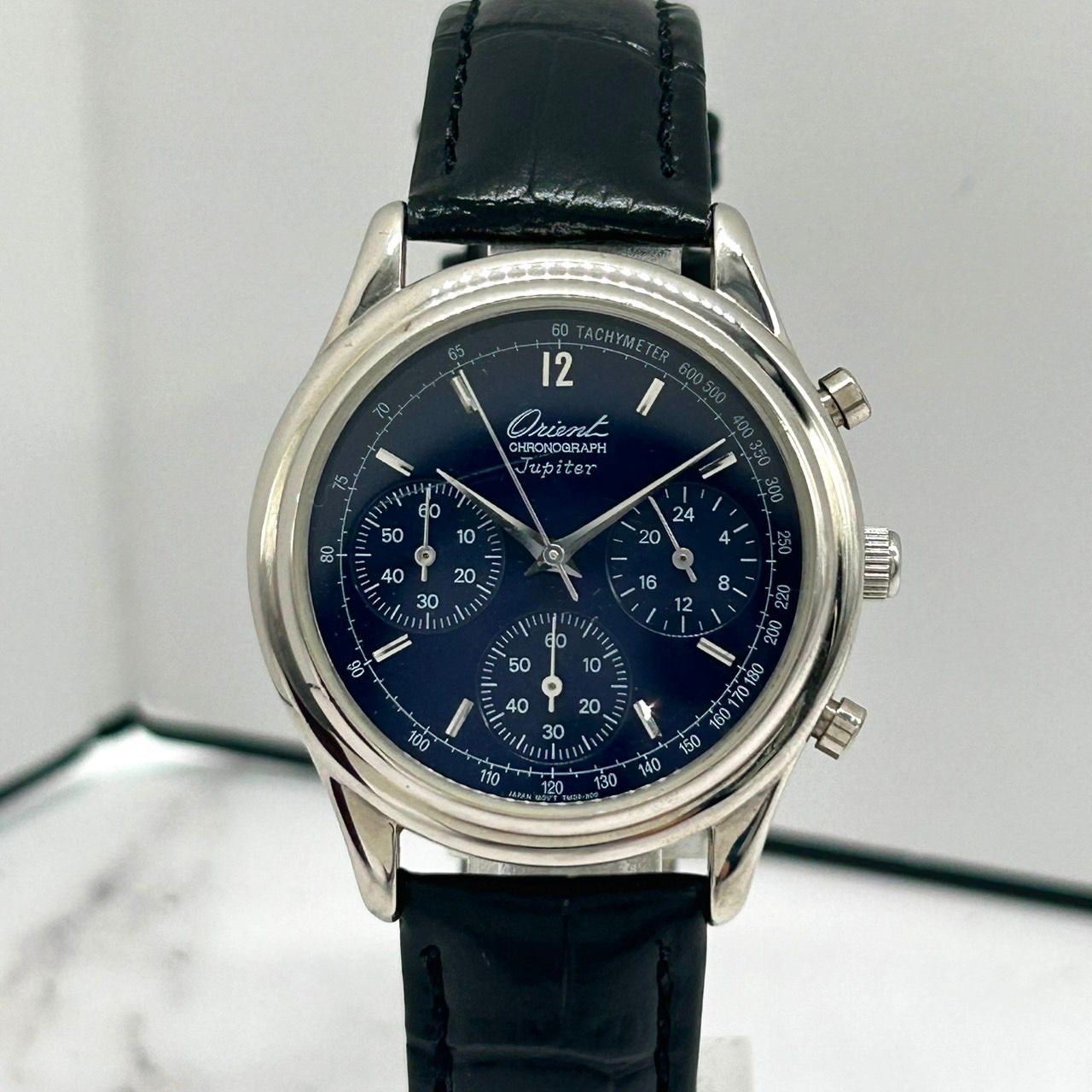 ORIENT クロノグラフ 腕時計 青(新品未使用品) ORIENT オリエント 腕時計 スポーツ ソーラー クロノグラフ 日本