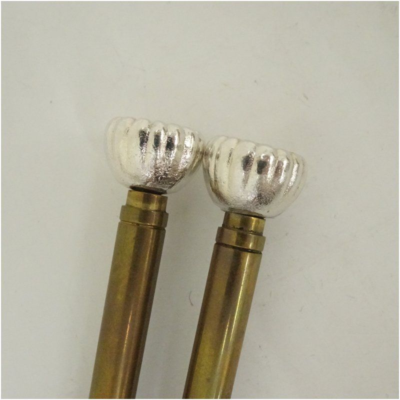 般若勘渓造 菊頭火箸