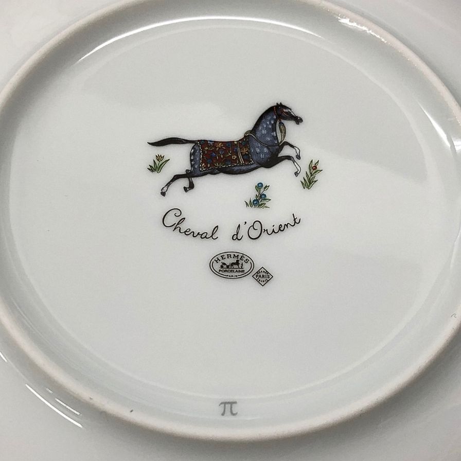 エルメス プレート シュヴァルドリアン ホース ホワイト【AFI28