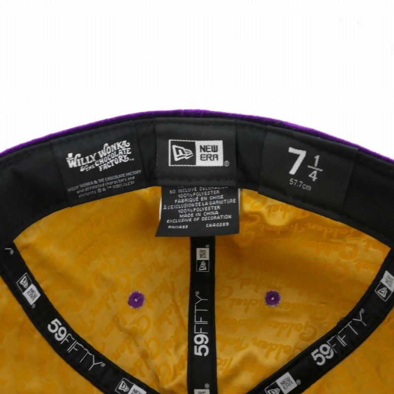 ニューエラ NEW ERA 59FIFTY Willy Wonka チャーリーとチョコレート
