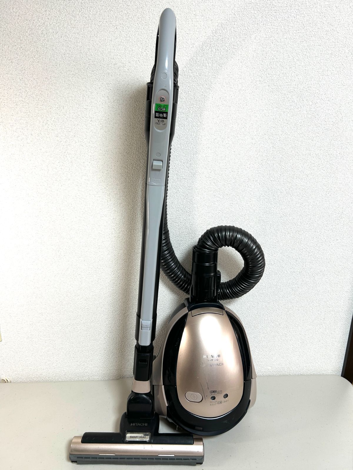 日立 掃除機 紙パック CV-PF300 2018年製 モーターヘッド パワー