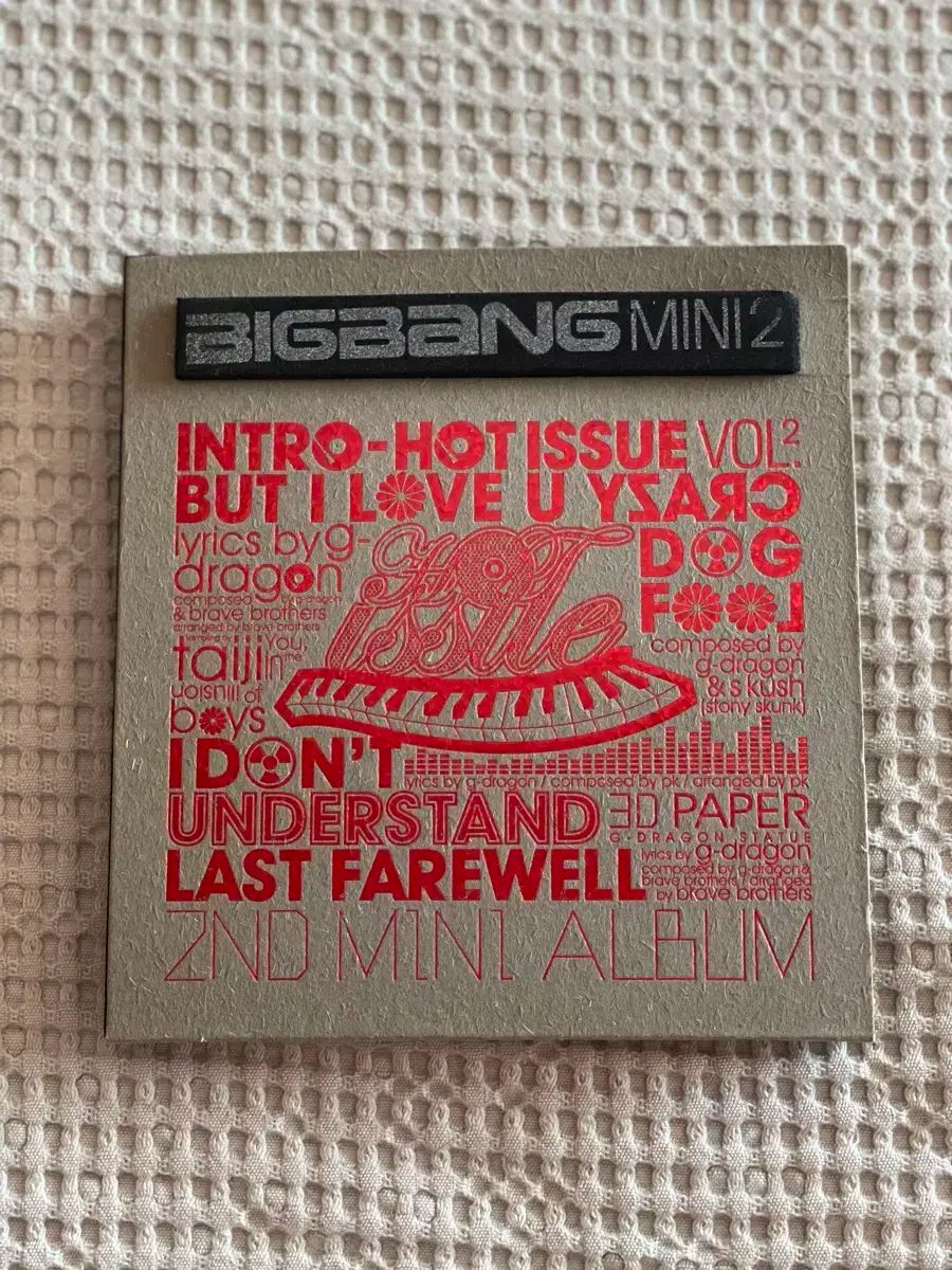 BIGBANG(ビッグバン) ミニ 2 家 初版 CD BIGBANG(ビッグバン) ミニ 2