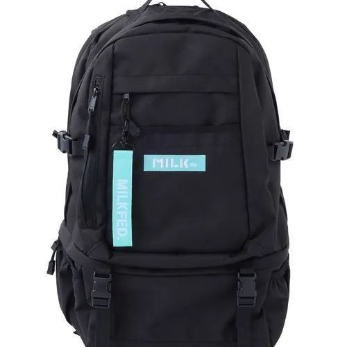 リュック 限定カラー ミルクフェド MILKFED バックパック 大容量 通学 通勤 マザーズバッグ NEO BIG BACKPACK BAR  LIMITED COLOR 103222053013 ブラック 黒 ライトブルー 水色 旅行 pc ノートパソコン