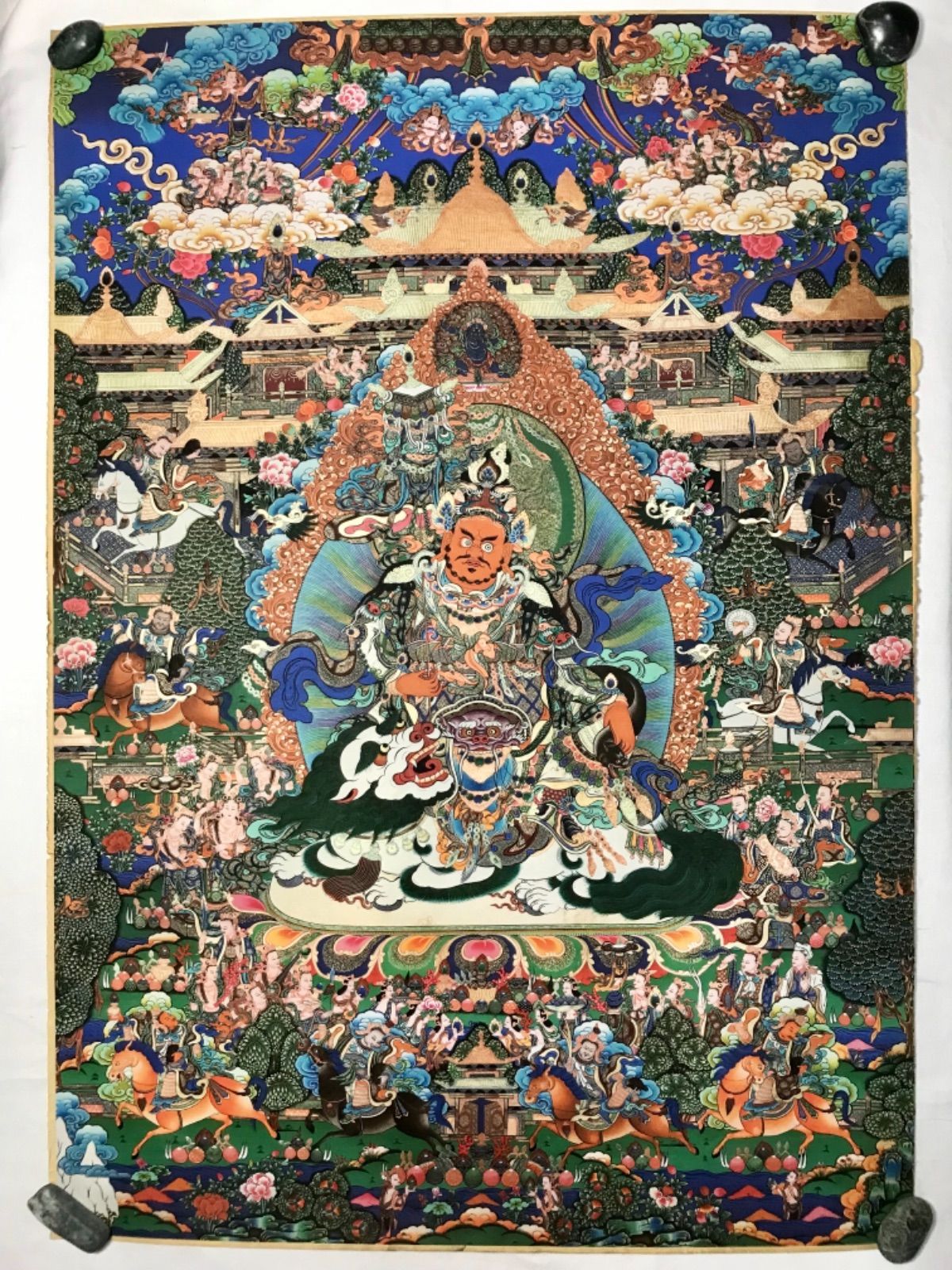 チベット密教曼陀羅画ラクシャサ