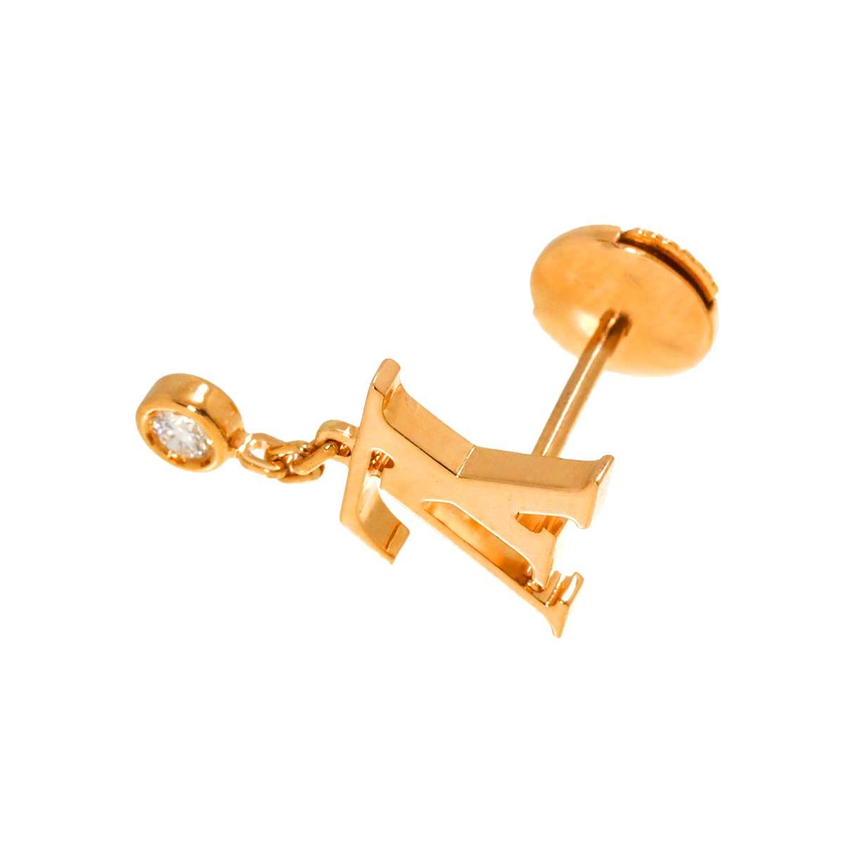 ルイ ヴィトン LOUIS VUITTON イディール ブロッサム ダイヤ ピアス  