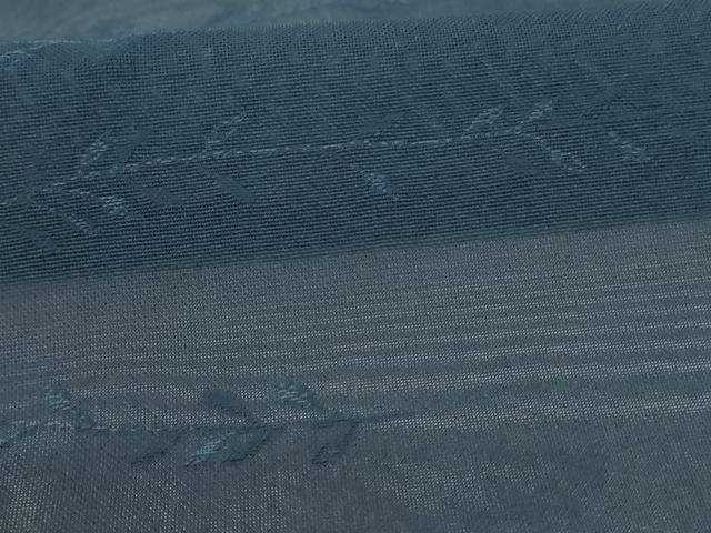 色無地 枝葉紋紗