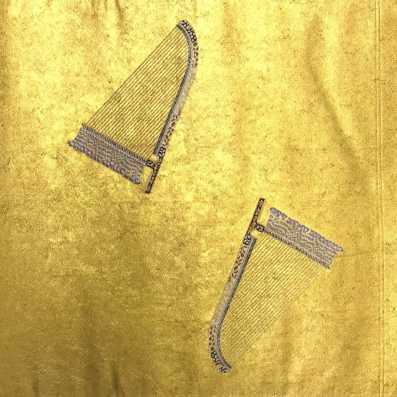 逸品】初代由水十久監修 瀞金錦 袋帯 ながしま織物 - メルカリ