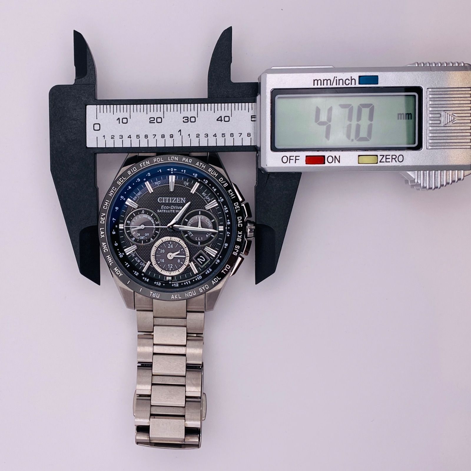 T238）良品 稼動品 CITIZEN シチズン GPSソーラー ECO-DRIVE ATTESA 