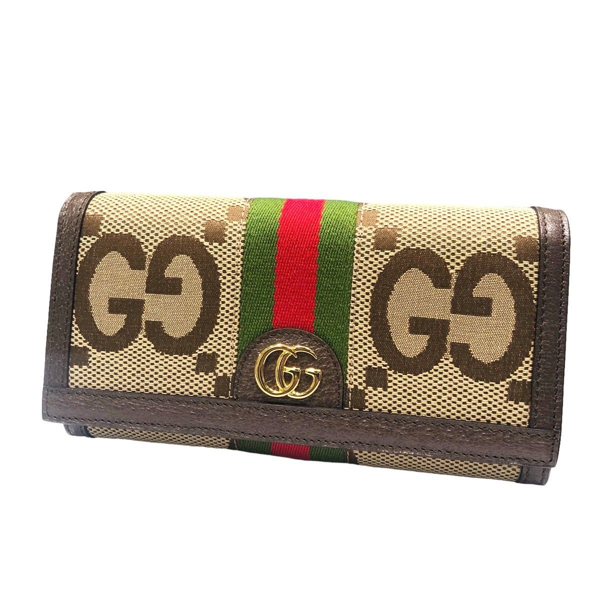 中古】 GUCCI グッチ 523153 オフィディア・ジャンボGG コンチネンタル