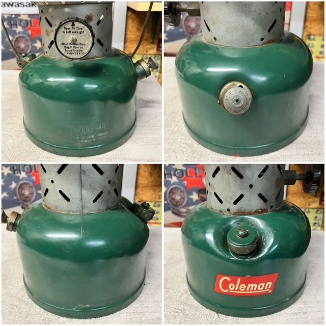 コールマン Coleman ランタン 1955年6月 228E ビッグハット 美品
