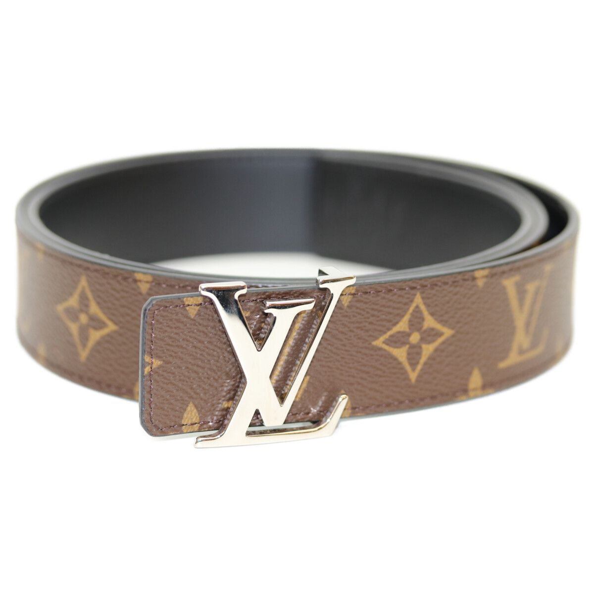 LOUIS VUITTON ルイヴィトン 24年 M8362 SV金具 LVイニシャル 35MM リバーシブルベルト