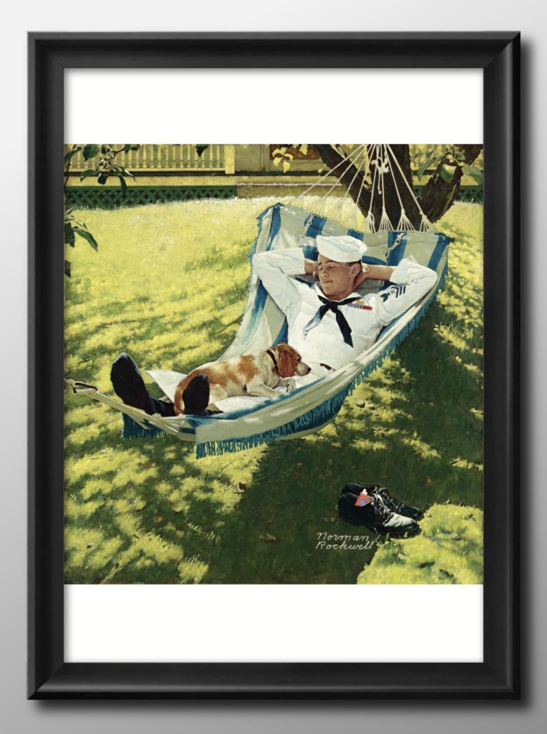 15532ノーマン ロックウェル Home on Leave A3 サイズ ポスター アート