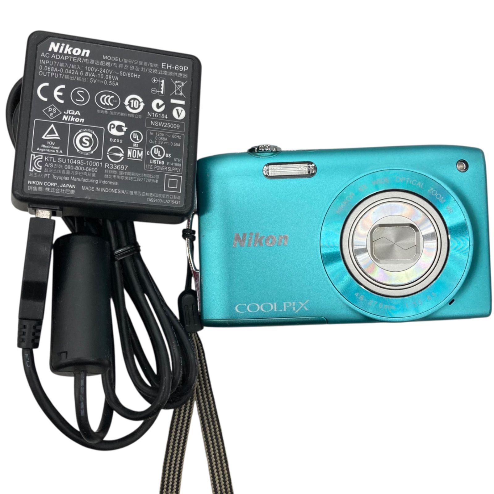 美品 Nikon コンパクトデジカメ COOLPIX S3300 ミントグリーン Amazon | Nikon デジタルカメラ COOLPIX (クールピクス) S3300