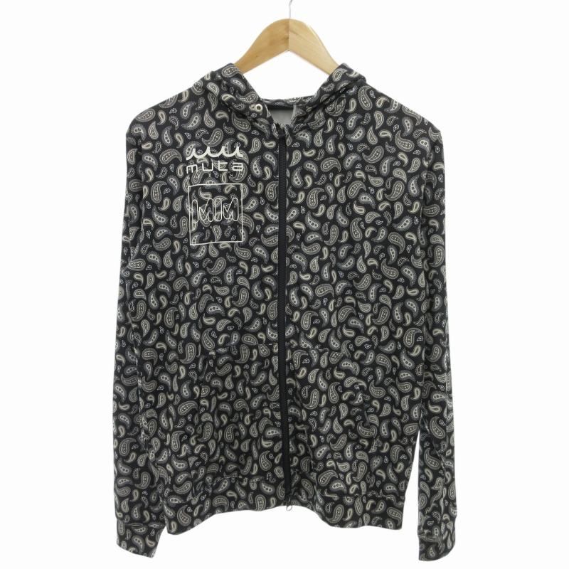 muta ブラック ジップアップジャケット S ムータマリン ボンディング