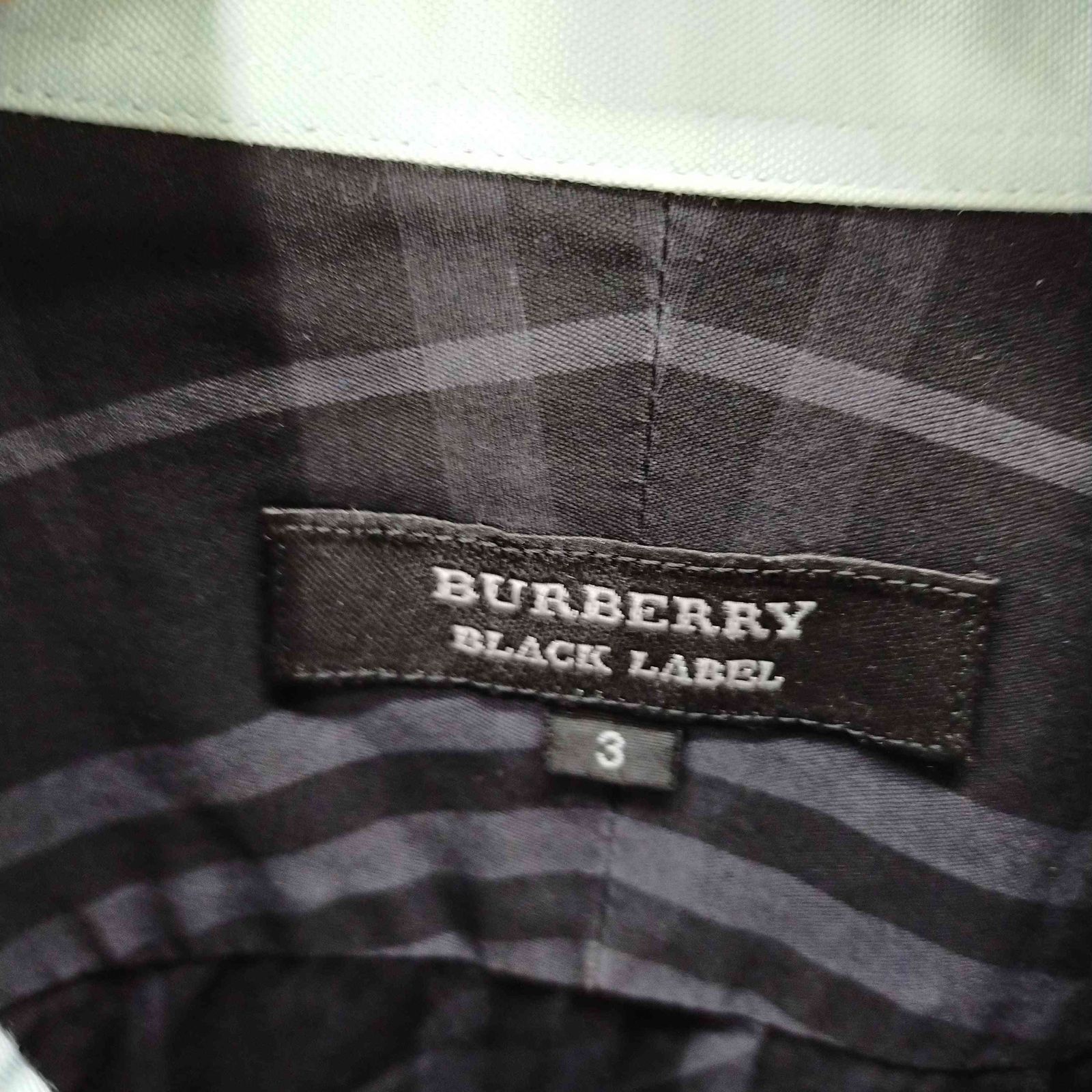 バーバリーブラックレーベル BURBERRY BLACK LABEL L/S ワンポイント