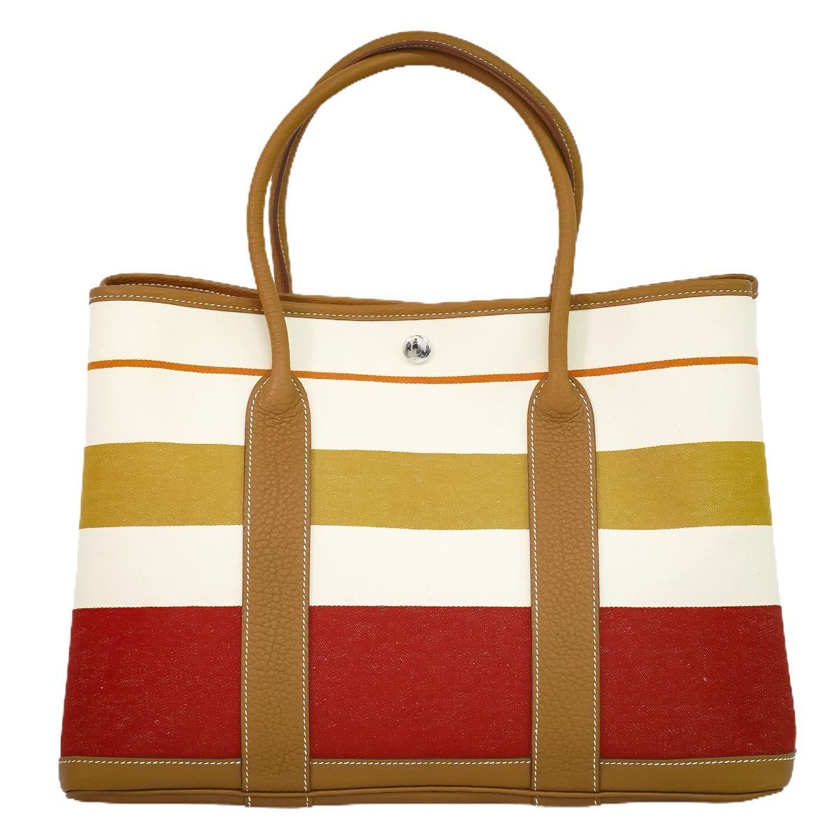 本物 エルメス HERMES ガーデンパーティ PM トートバッグ ハンドバッグ