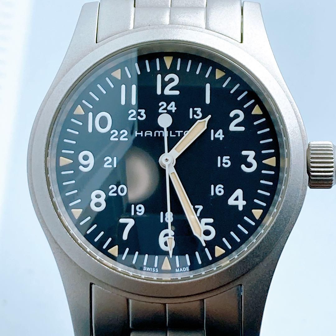 424ハミルトン カーキフィールド メカニカル 手巻き 腕時計