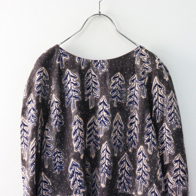 minaperhonen 38 candleワンピース ミナペルホネン mina perhonen snow candle ワンピース 38/グレー