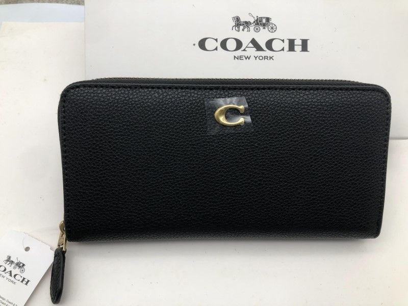 コーチ COACH 長財布 財布 アコーディオン ジップ ウォレット ラウンドファスナー新品c082 財布CC489