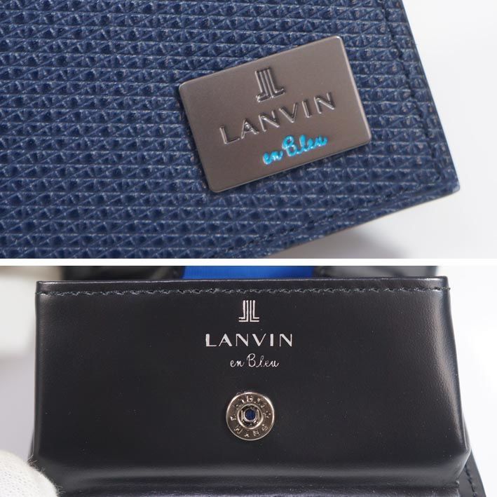 ランバンオンブルー LANVIN en Bleu 牛革 コインケース ハイデ メンズ ネイビー 紺 定価9,900円 イタリアンレザー プレゼント ギフト ロゴ 小銭入れ ボックス型 ランバンオンブルー LANVIN en Bleu 牛革 コインケース ハイデ メンズ ネイビー 紺 定価9,900円 イタリアンレザー プレゼント ギフト ロゴ 小銭入れ ボックス型