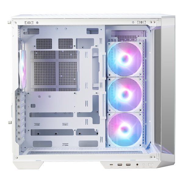 WHITE 270度パノラマ強化ガラスパネル採用