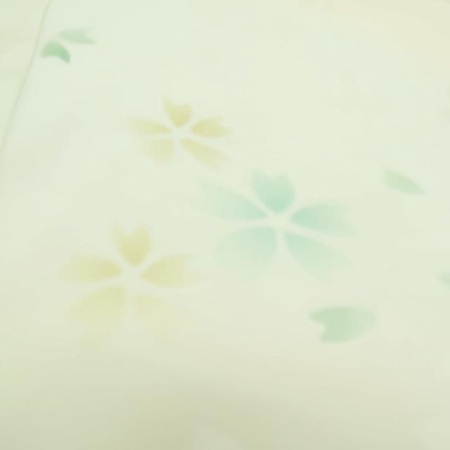 ゆめsaku 正絹 着物 袖無双 たくさんのハートを解く桜 ”長襦袢 R 53