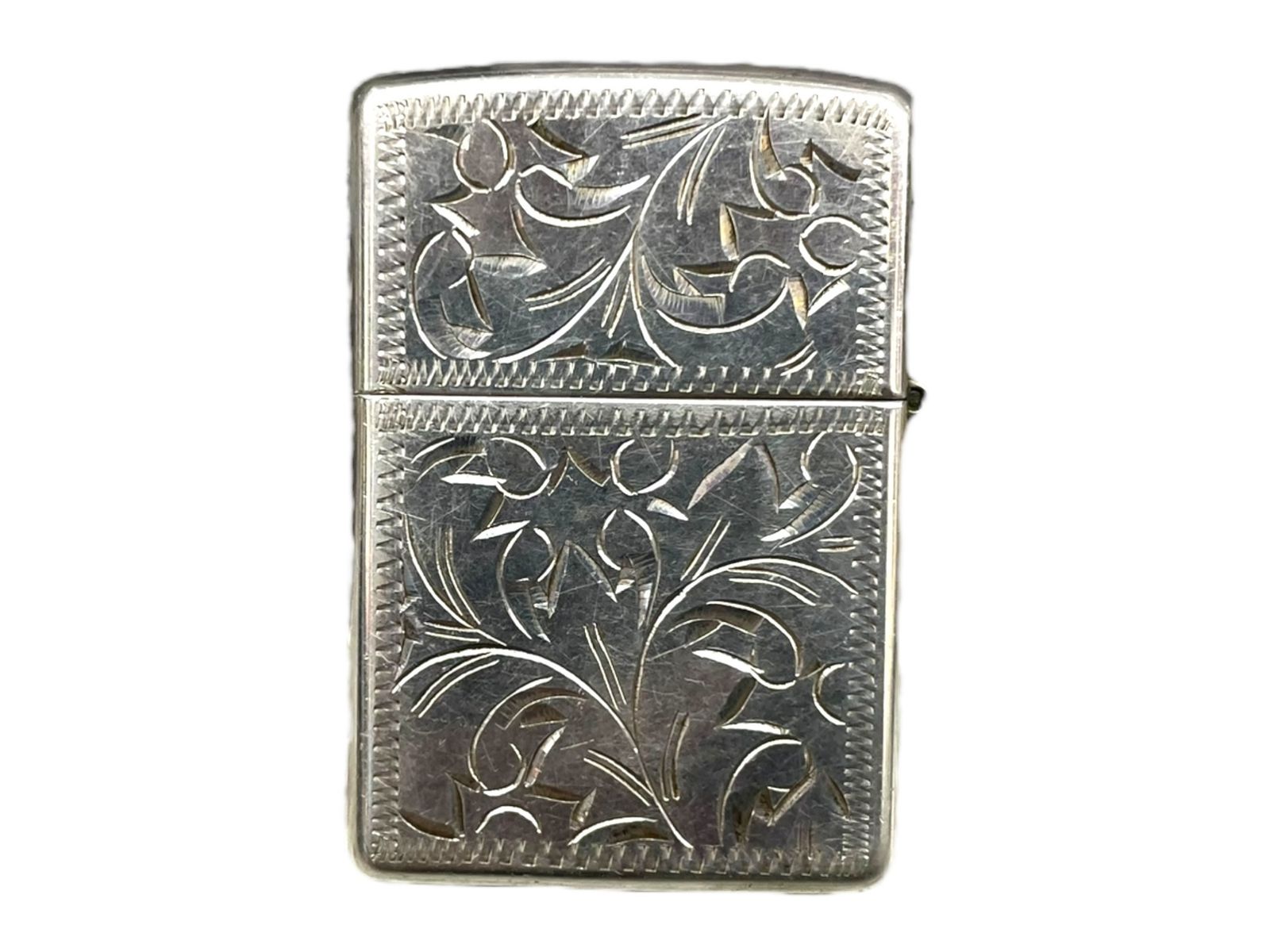 アンティーク雑貨 STERLING 2000 zippo zippo (ジッポー) 2000年製 STERLING SILVER スターリング
