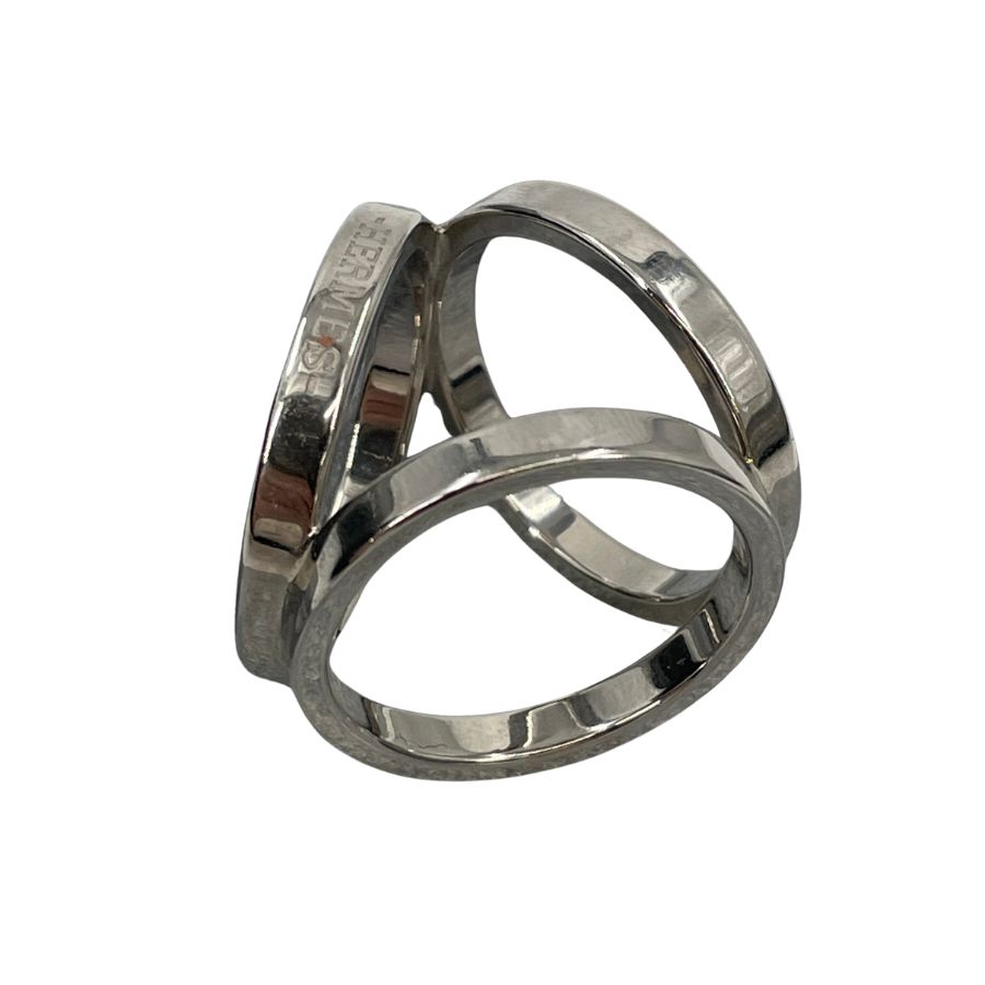 HERMES スカーフリング トリオ ショップ シルバー