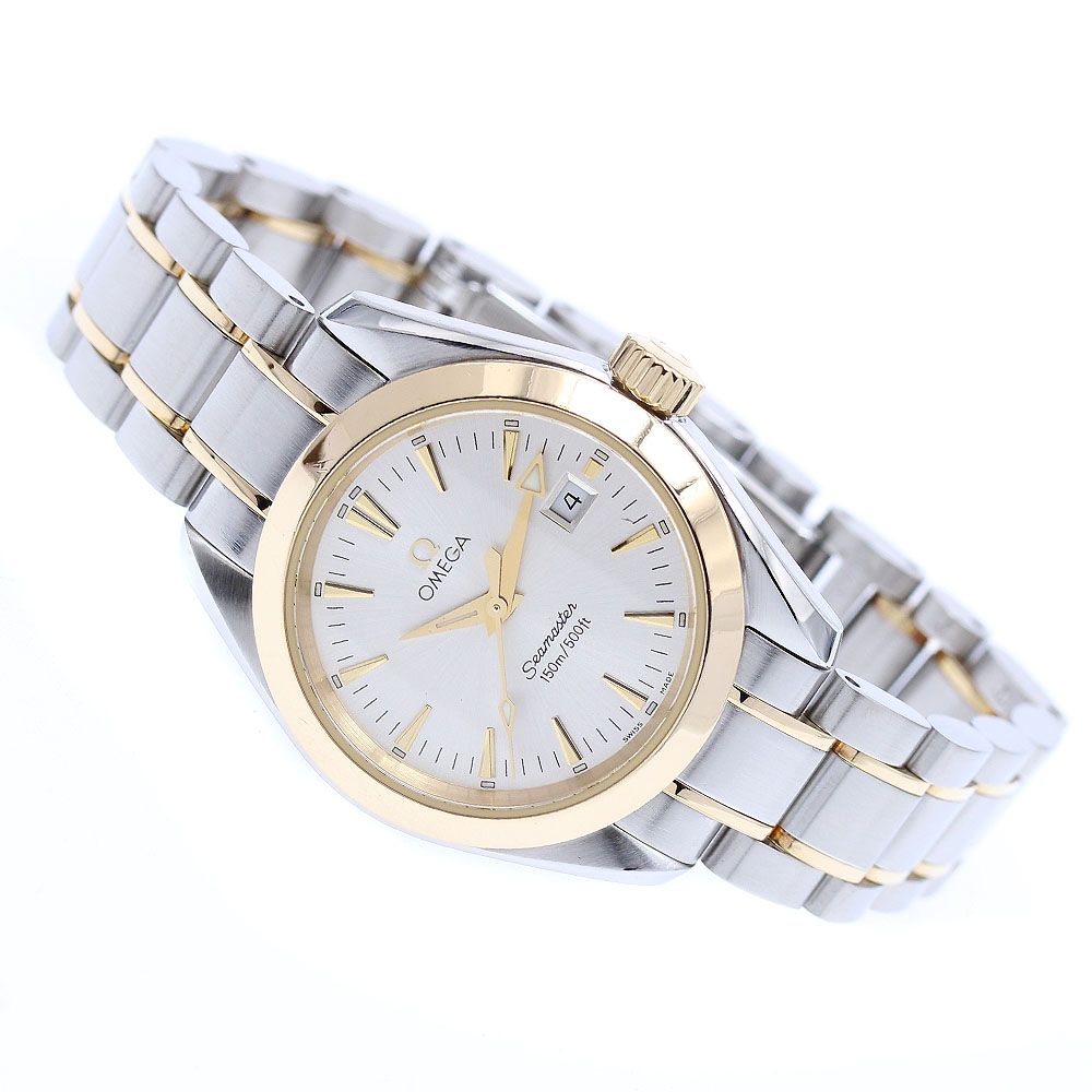 オメガ OMEGA 2377.30 シーマスター アクアテラ 150M YGコンビ クォーツ レディース_905453