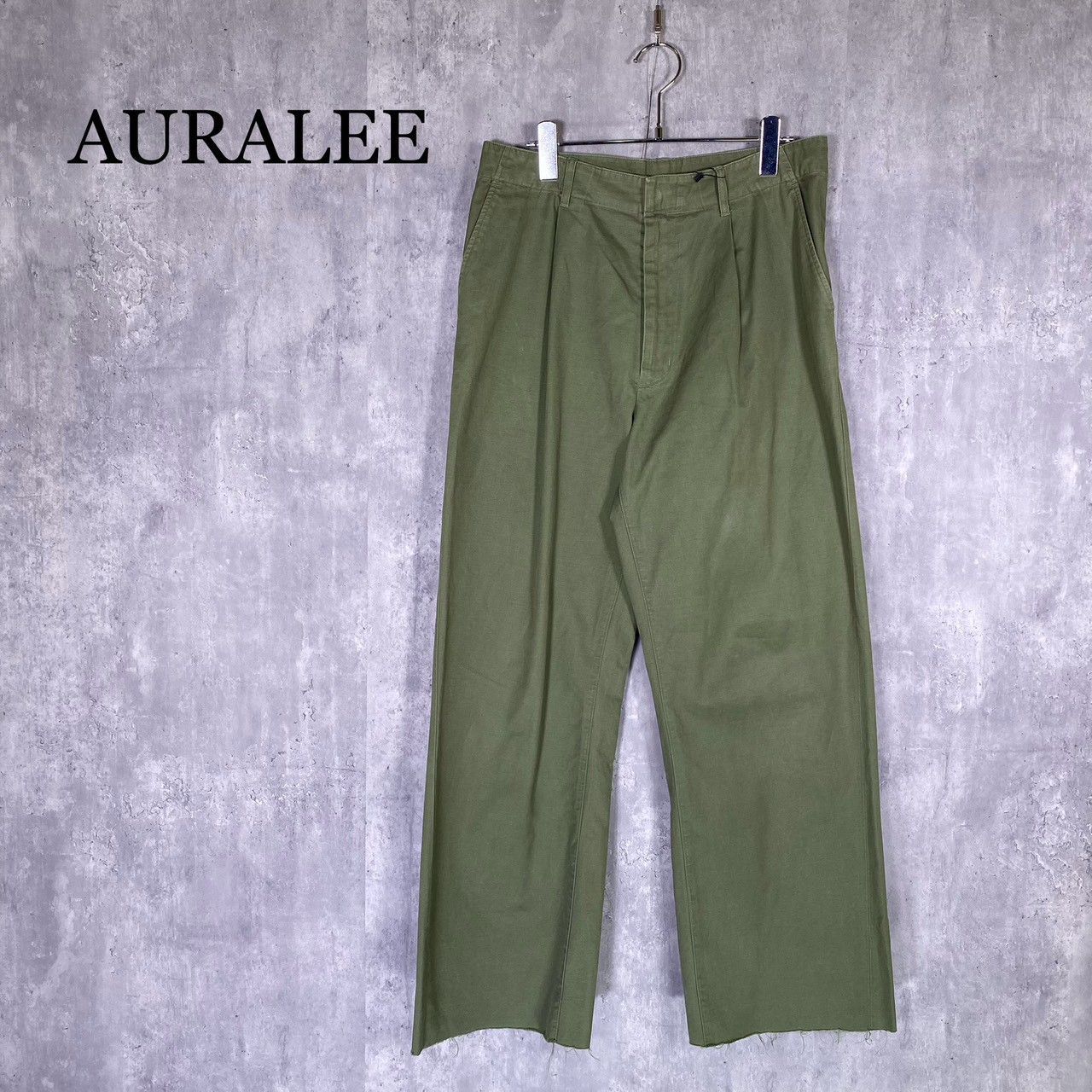 AURALEE オーラリー 4 ミリタリーパンツ