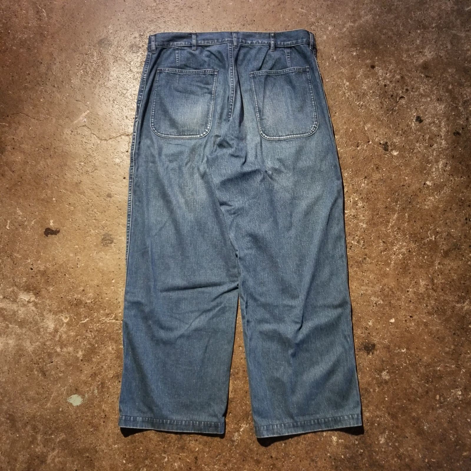 A.PRESSE 22aw US Navy Denim Baker Pants 3 アプレッセ USネイビー 