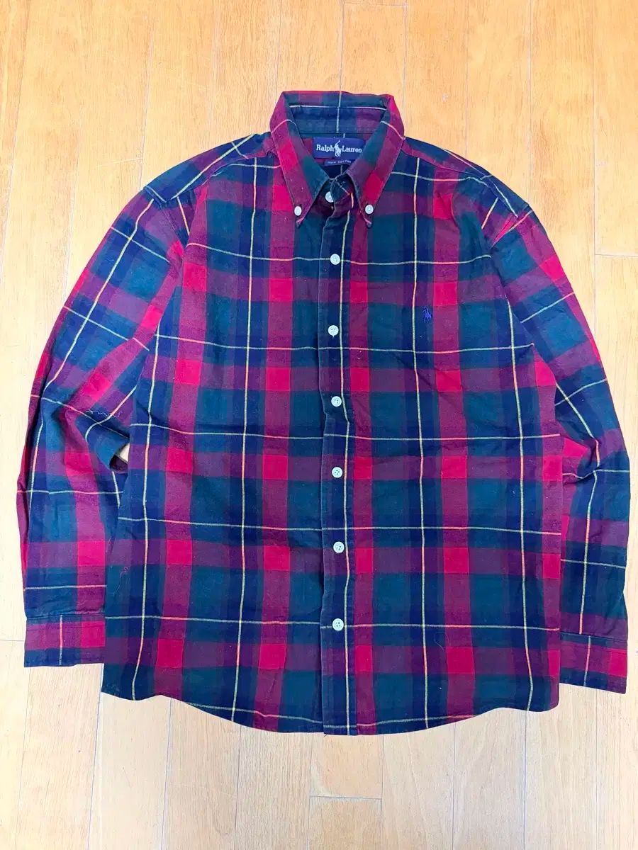 ポロラルフローレン クラシック カントリー チェック シャツ M