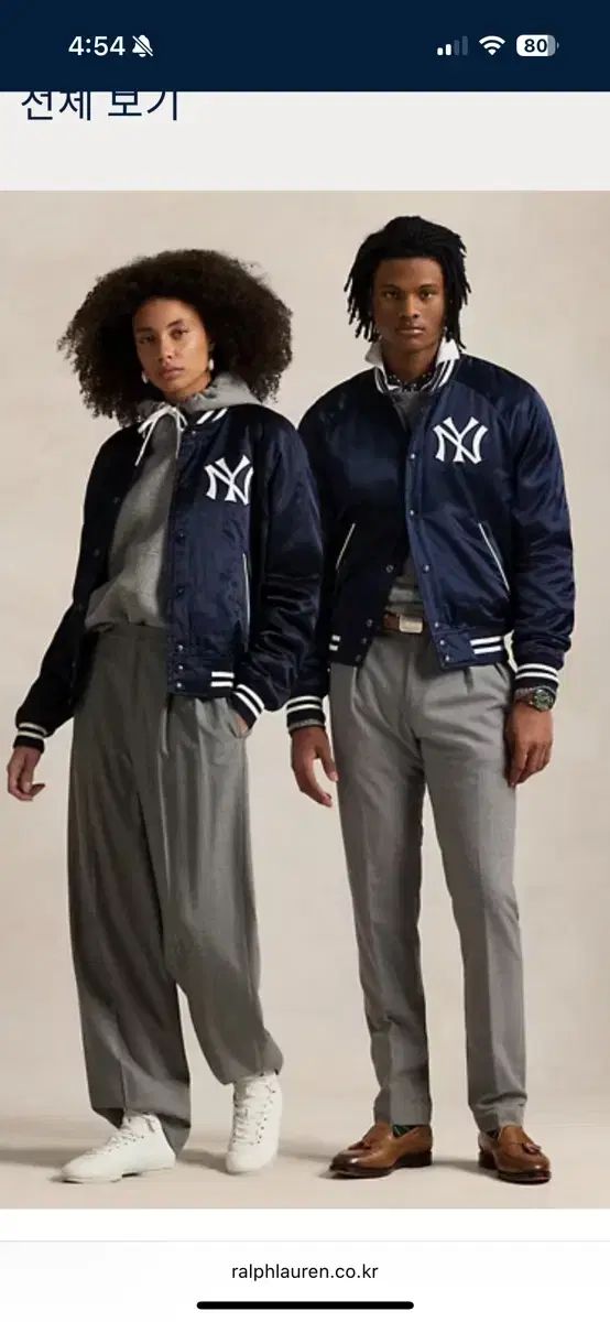 M ポロ Ralph Lauren ラルフローレン MLB ニューヨーク ヤンキース サテン ジャケット