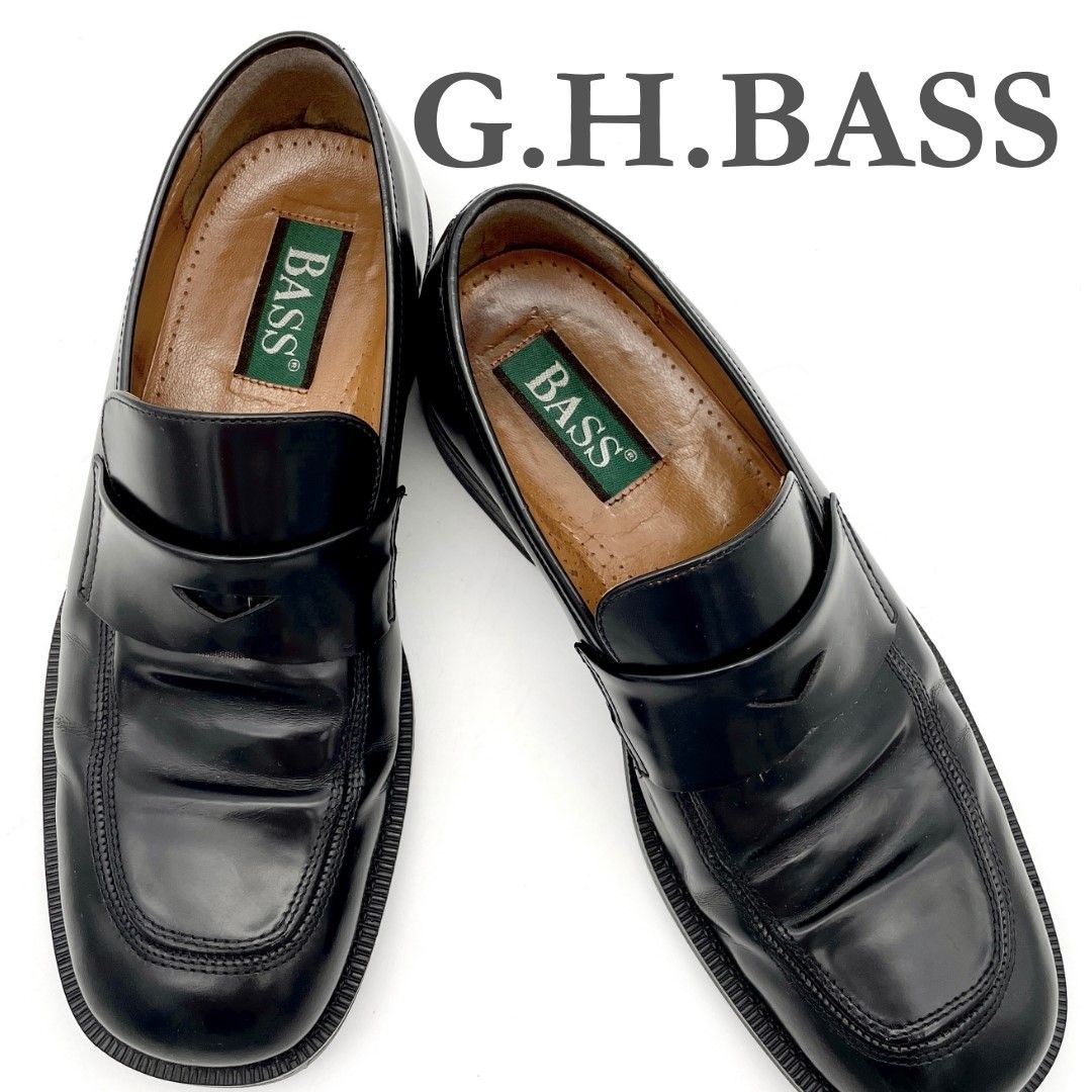 G.H.BASS ローファー(本革) 新品未使用 GHBass ローファー ボルドー 本