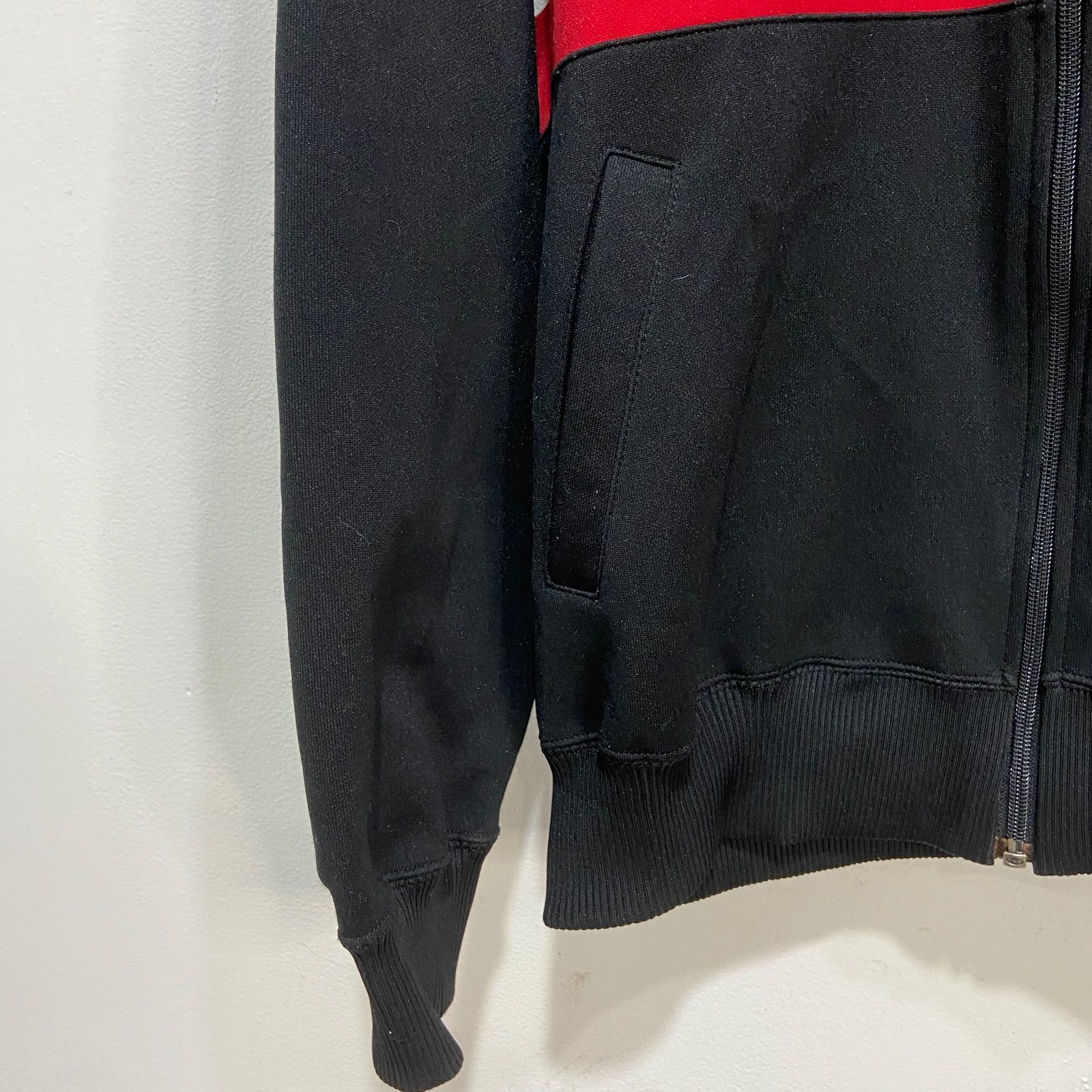 送料無料☆80s☆NIKE☆ナイキ☆紺タグ☆トラックジャケット☆ジャージ☆日本製☆ブラック☆M☆D24M ☆80s☆NIKE☆ナイキ☆紺タグ☆トラックジャケット☆ジャージ