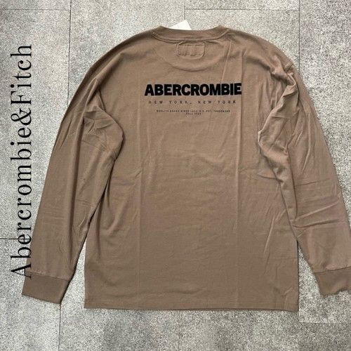 Abercrombie&Fitch)】アバクロ☆メンズ☆バックロ ゴのロングスリーブ