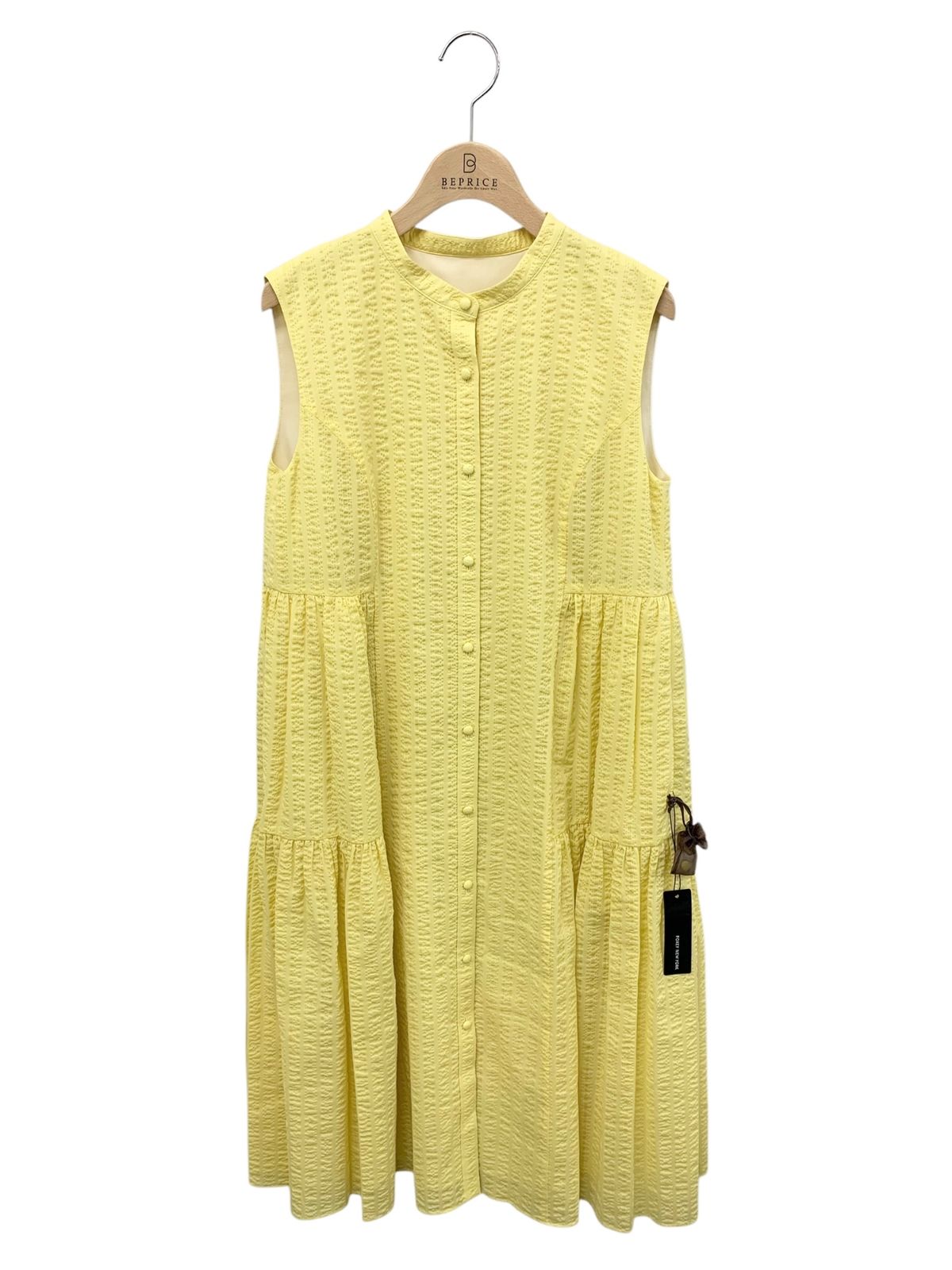フォクシーニューヨーク Sarasara Dress 44648 ワンピース 38 イエロー
