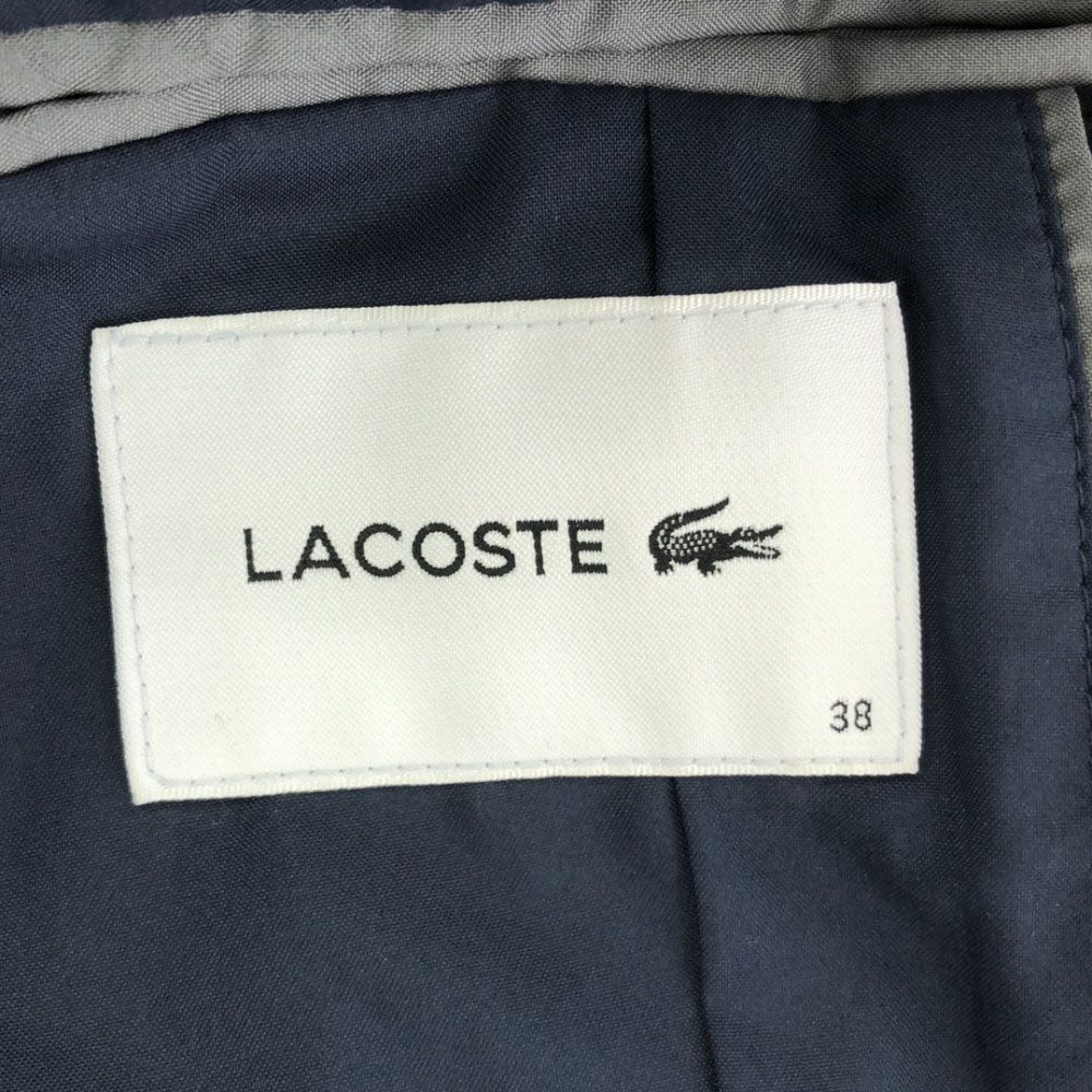 ラコステ テーラードジャケット 38 ネイビー LACOSTE レディース