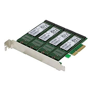 最安値，お得 【中古】SEDNA???クアッドM。2?PCIe SSD SATA 6?G 4ポートRaidアダプタwith HyoperDuoハードディスク加速度関数(SSD not included) 内蔵型SSD