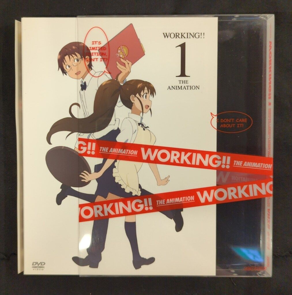 新品未開封 DVD WORKING'!! 完全生産限定版 CD付き 全7巻セット 1巻以外未開封 アニメDVD WORKING!! 完全生産限定版全7巻 セット