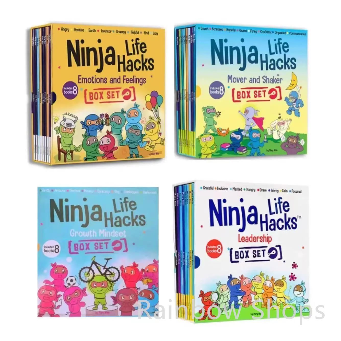 【新品未使用】Ninja life hacks book boxes 32冊セット 英語絵本　洋書　英語勉強qwe cp110